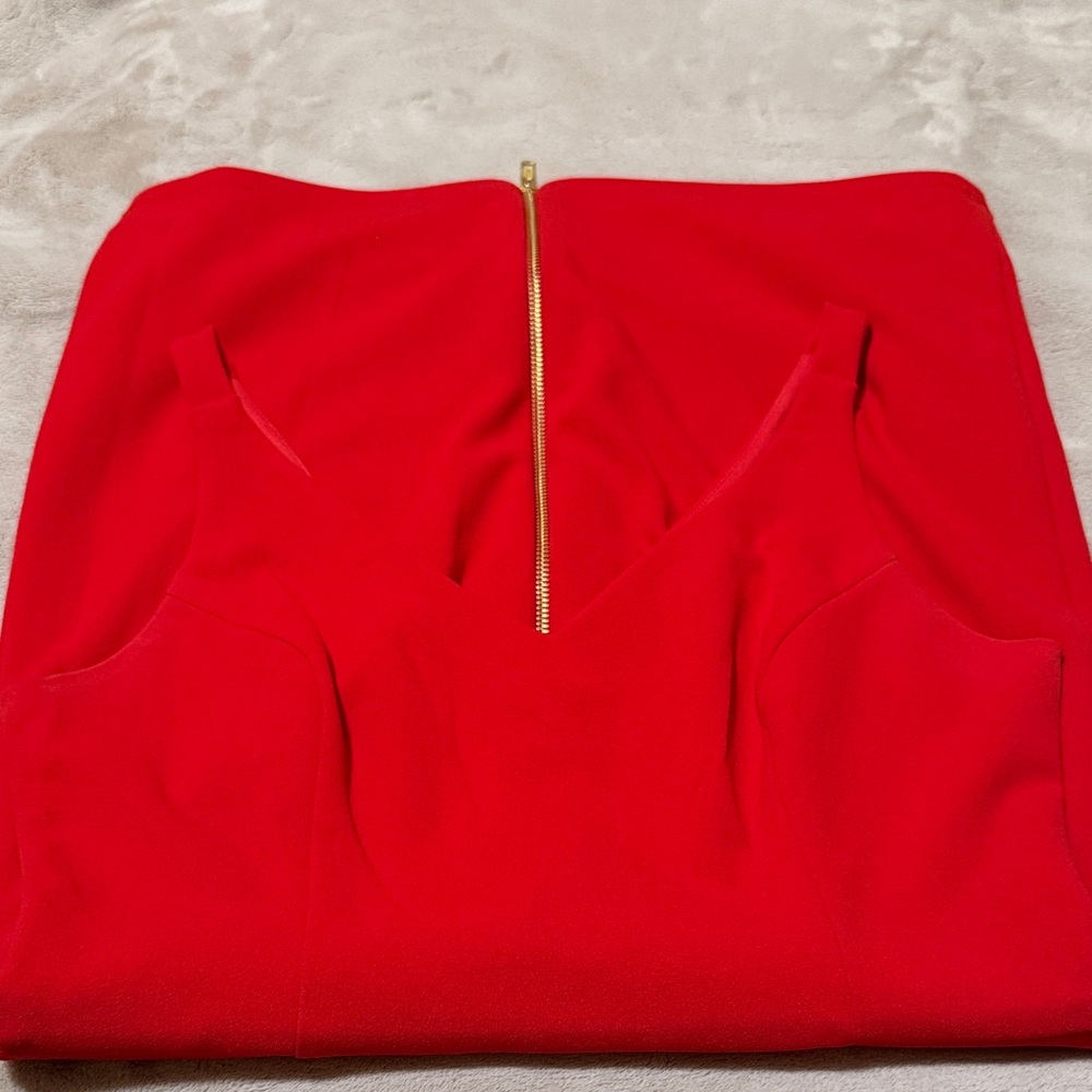 bebe Vibrant Red Mini Dress - Picture 4 of 4